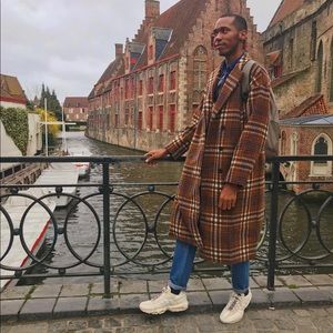 Long Vintage Coat from Paris, France